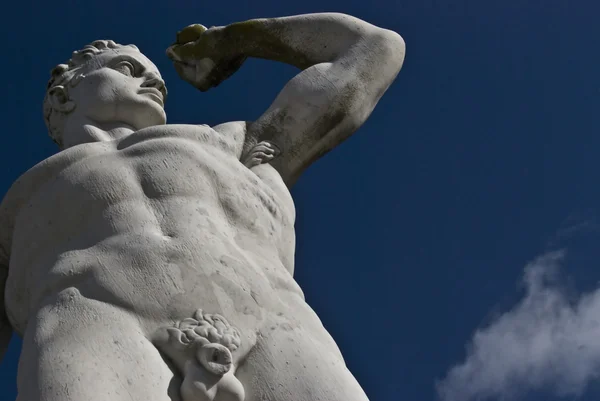 stock image Statue of an athlete on a sunny day